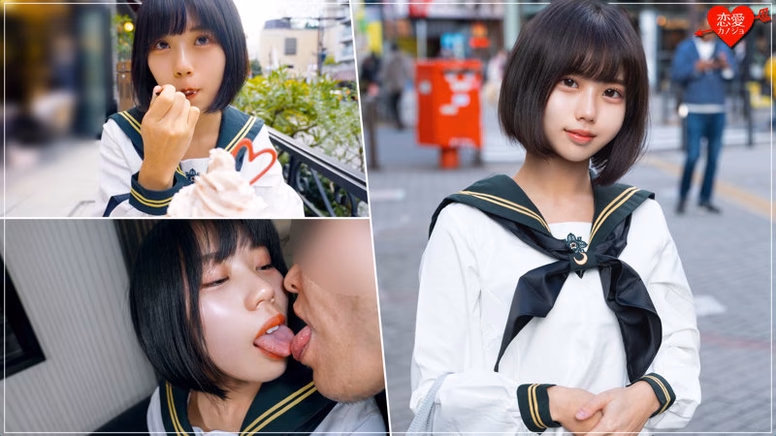 シーン1:読書好きの真面目な女子がアイスを美味しそうに食べる 0