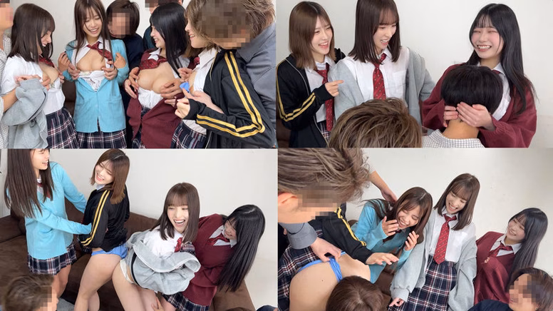 シーン2:パンティ尻を見下ろす男たちの欲望 2